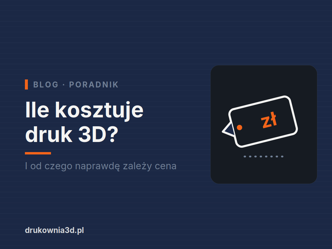 Ile kosztuje druk 3D — wycena online w Drukowni 3D